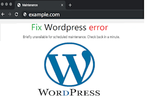 fix wordpress schedule maintenance error
