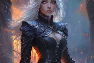 create original characters, fanart, and fantasy portraiture