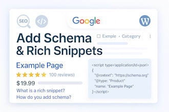 add schema markup, rich snippet and structure data for wordpress SEO