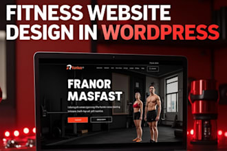 do wordpress website for personal trainer, fitness trainer, coaches, and gym
