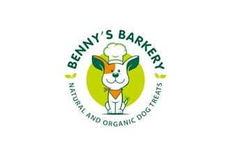 make a memorable custom unique logo for our dog treat brand