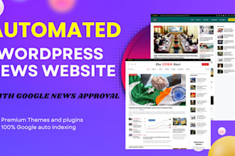 help you create a free responsive wordpress autoblog or automated news website