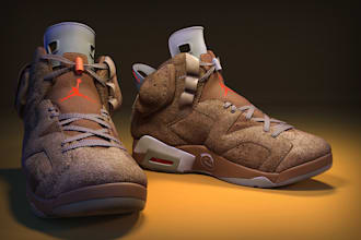 design 3d wearable 3d sneaker, sneakers, ready for 3d printing