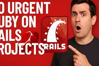 do urgent ruby on rails projects