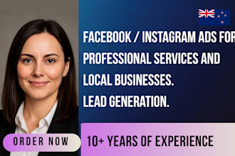 professionally set up facebook ads for a local business, professional services