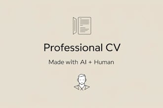 create a professional resume using ai and human touch