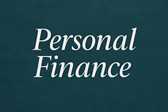 create a personalized monthly expense tracker and budget