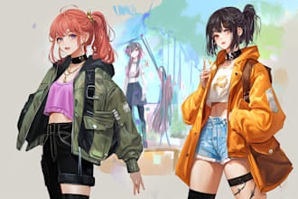 draw your favorite character from comics, anime