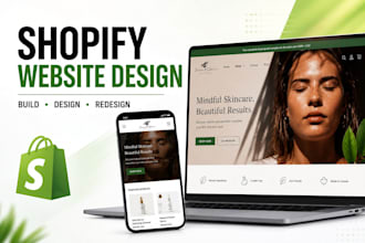 do shopify website design and shopify store setup