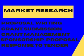 write winning proposal, grant, and tenders for your project and business