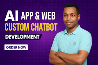 develop chatgpt ai mobile app or website ai saas app ai chatbot ai software, ai