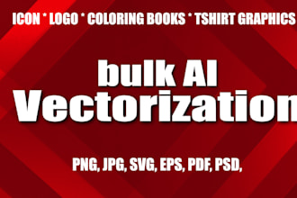 vectorize your icons, coloring books and graphics