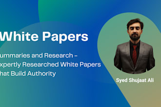 write a professional and insightful white paper