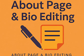 edit your about page or bio so your story connects and converts