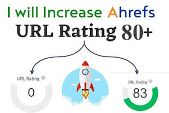 increase ahrefs ur rating to 80 plus