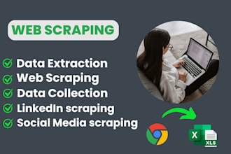 do data mining, web scraping, and data extraction