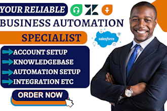 setup freshsales crm zendesk automation freshdesk salesforce zapier integration