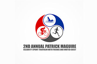 design super celebrity sprint triathlon logo