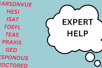 do ged, hesi, toefl,lsats,accuplacer, praxis,teas, proctoru,respondus,pearsonvue
