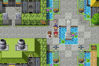 create 3d unity video game, playable side scroller game for web,rpg game maker