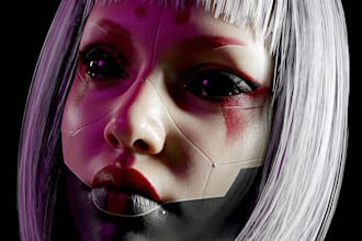 do 3d realistic character for game, film or printing in zbrush, blender, maya,ue