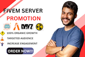 do fivem server promotion, rust server, dayz server promotion discord mass dm