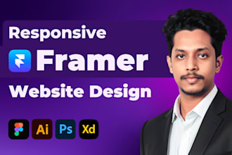 build a responsive framer website design framer landing page