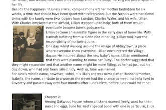 write a professional biography of your ancestor