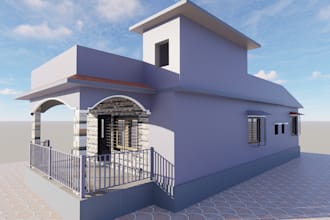 revit 3d modeling exterior, interior design commercial, architectural rendering