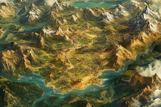 illustrate unique vector maps, city maps