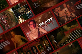 design a stunning pitch deck for film, TV series