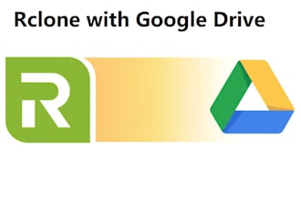 setup rclone and authenticate with gdrive on your linux server