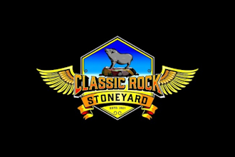 make classic rock family stone yard business logo