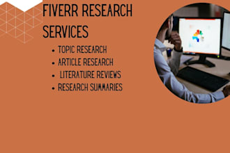 research on any article or topic for you