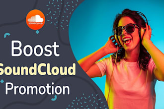 do real and organic soundcloud promotion for music track