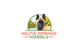 design motivation canine boarding training logo