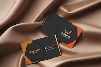 create creative and clean business card design for you