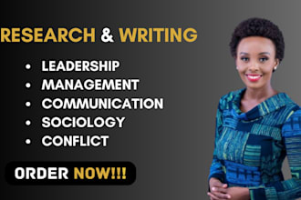 write on leadership, management, communication, sociology, conflict case study