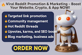 do reddit post for ecommerce website iptv, crypto, nft, business app, product