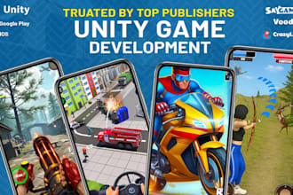 develop a hybrid casual unity game