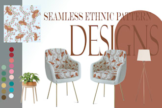 design seamless patterns for fabric