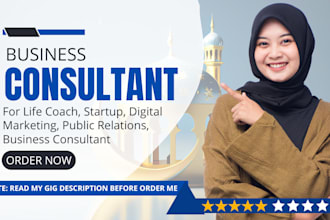 be life coach startup digital marketing public relations for business consultant