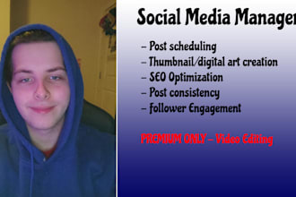 be your social media manager to grow your brand organically