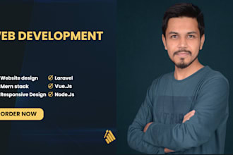 build your dream website or web API,  full stack development
