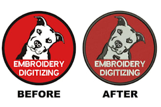 do high quality logo digitizing