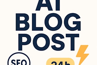 ai blog post writing in 24hs SEO optimized article writer