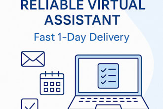 be your virtual assistant for data entry and admin tasks