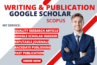 write and publish scholarly article in google scholar peer review index journal
