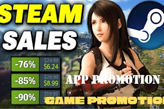 aso steam game mobile app promotion rank your app or game promotion get download