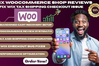 setup woocommerce shop reviews abandon cart fix wix tax shipping checkout issue